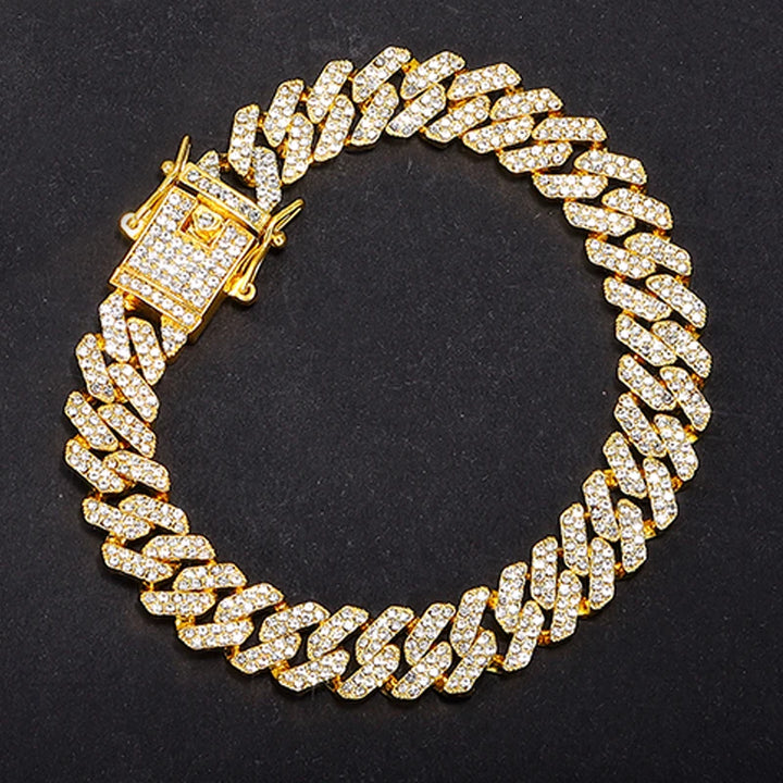 Miami Gold Curb Cuban Bracelet