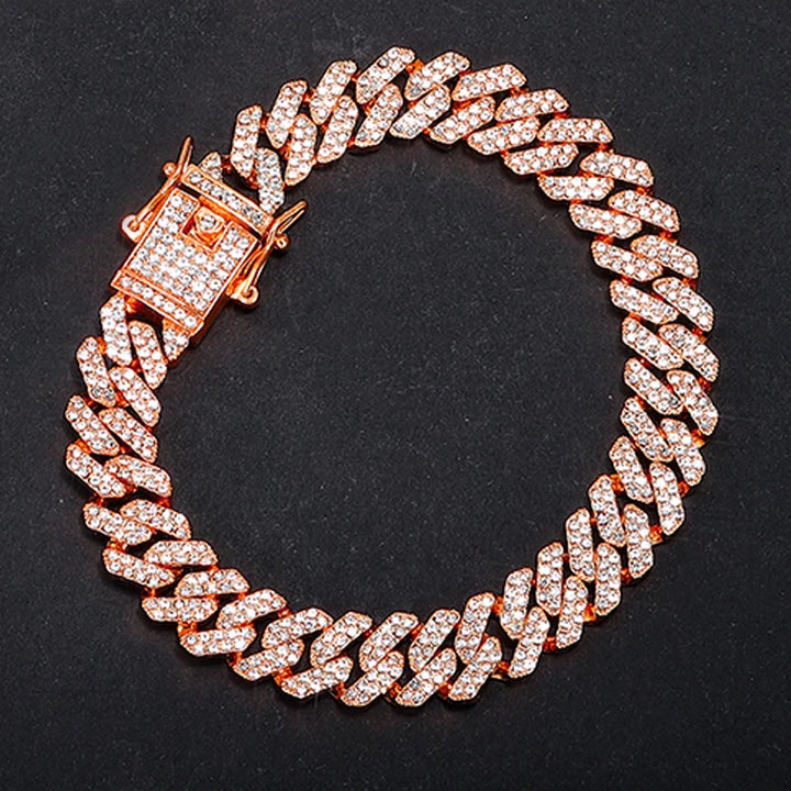 Miami Gold Curb Cuban Bracelet