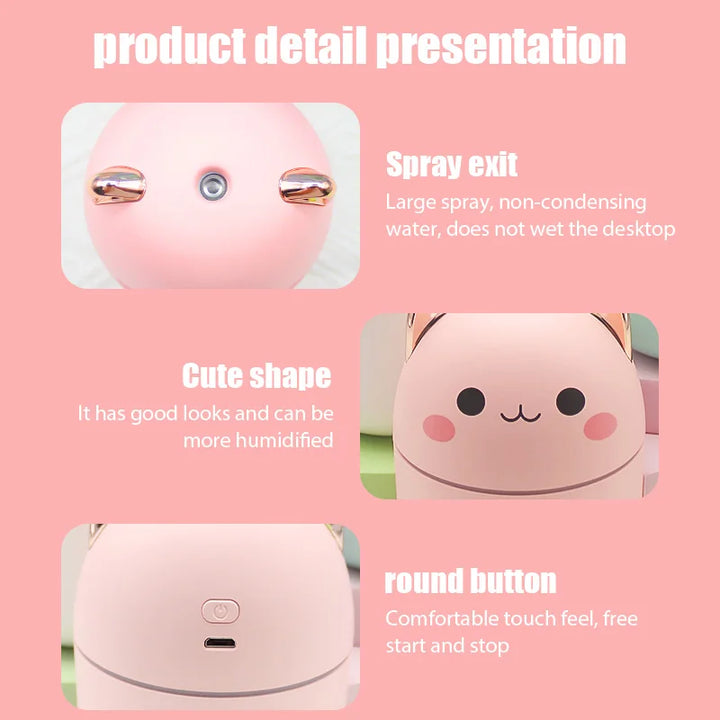 Cute Cat Humidifier 250ml