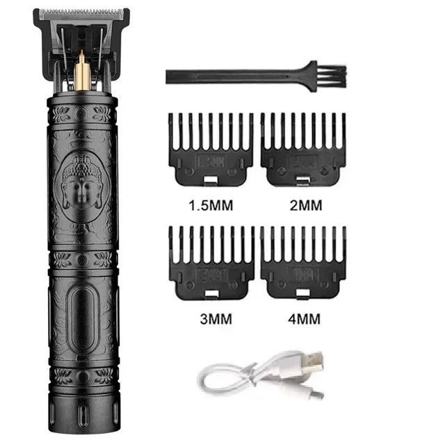 USB Vintage Electric Hair Trimmer Professional