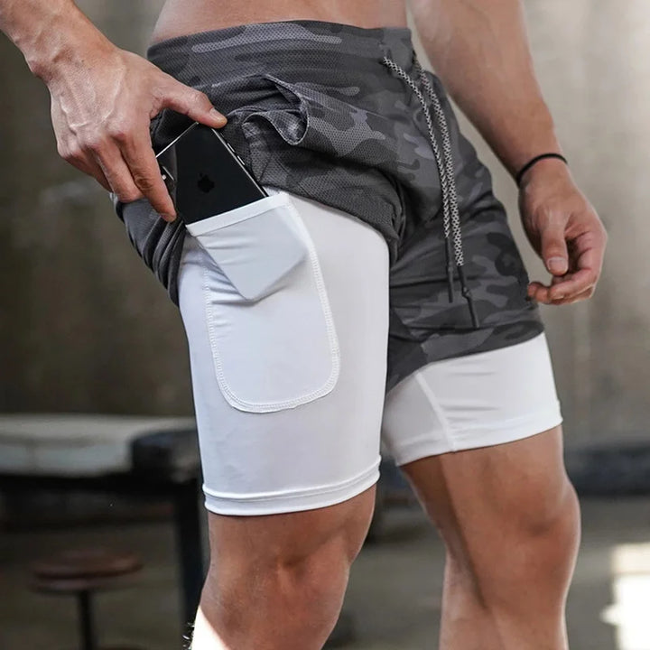 Men's Workout Running Shorts Swim Trunks Lightweight Gym Yoga Training Sport Short Pants