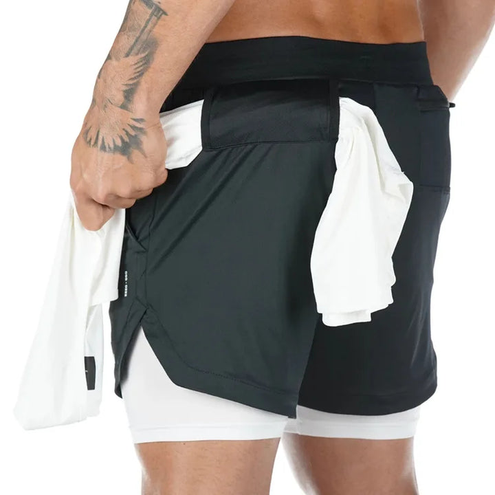 Men's Workout Running Shorts Swim Trunks Lightweight Gym Yoga Training Sport Short Pants