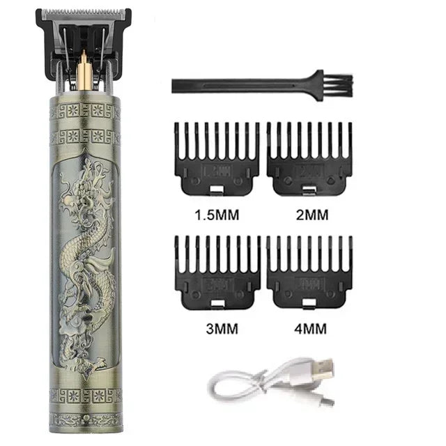 USB Vintage Electric Hair Trimmer Professional