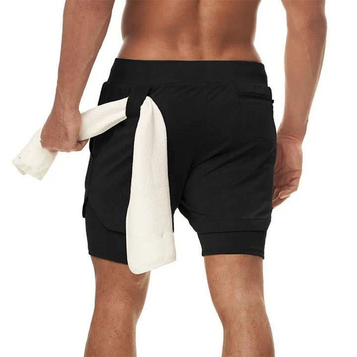 Men's Workout Running Shorts Swim Trunks Lightweight Gym Yoga Training Sport Short Pants