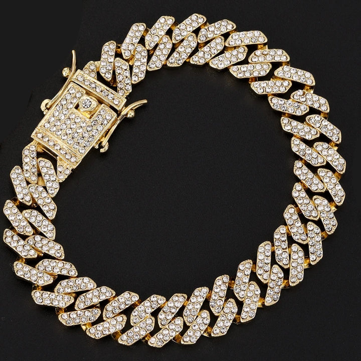 Miami Gold Curb Cuban Bracelet