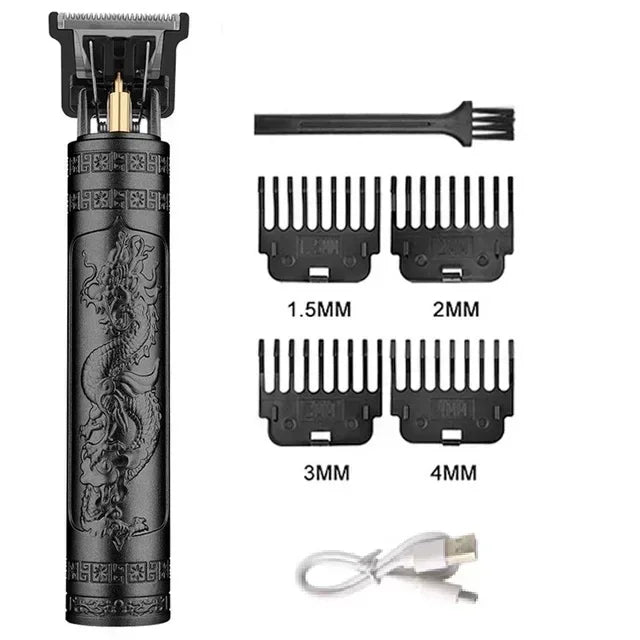 USB Vintage Electric Hair Trimmer Professional