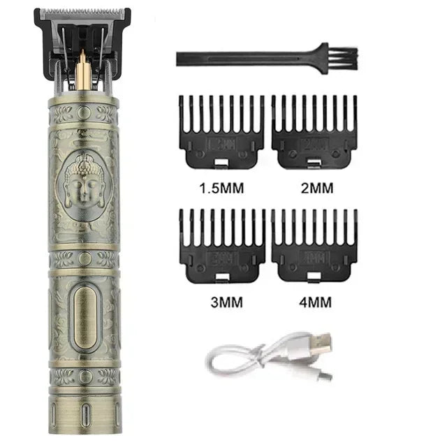 USB Vintage Electric Hair Trimmer Professional