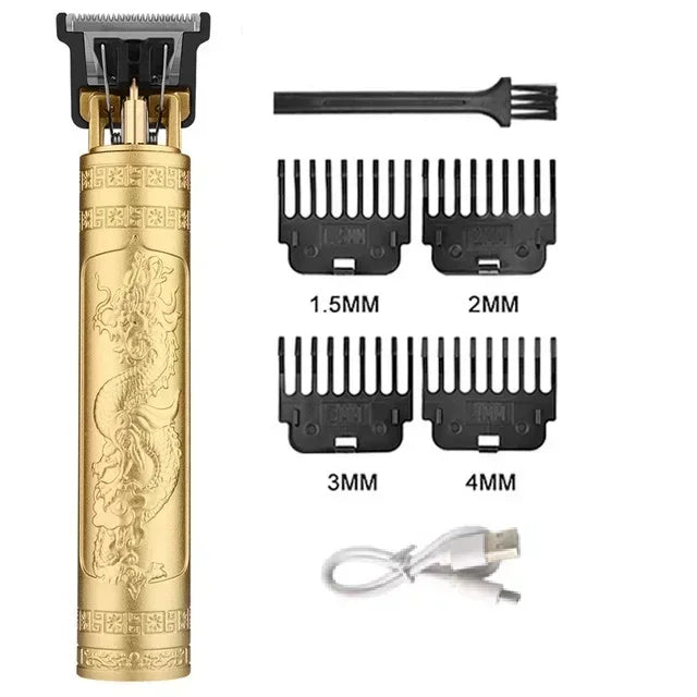 USB Vintage Electric Hair Trimmer Professional